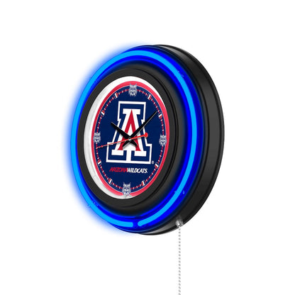 University of Arizona 15" Double Neon Wall Clock