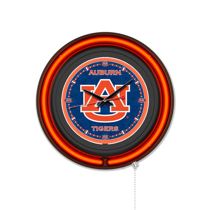 Auburn University 15" Double Neon Wall Clock