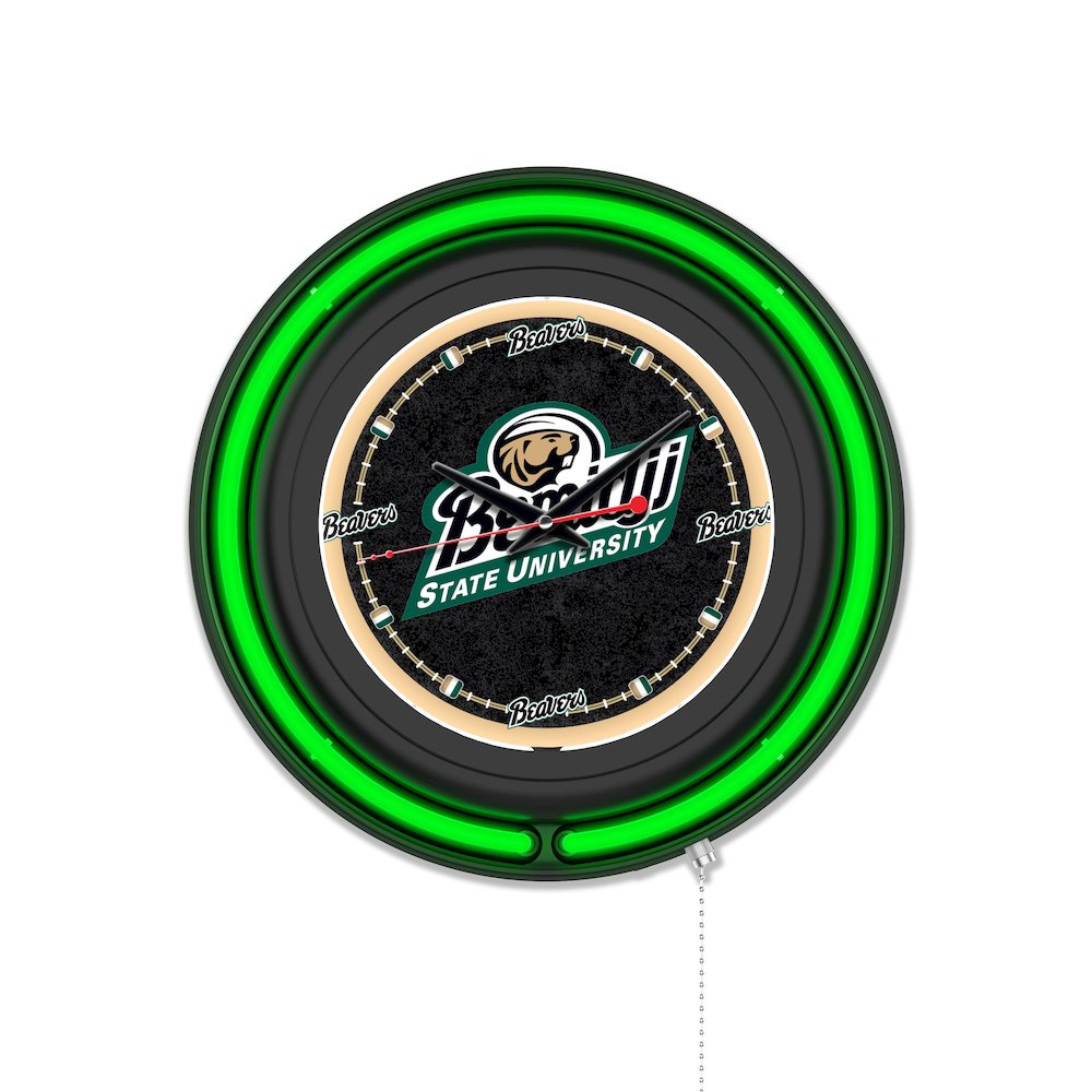Bemidji State University 15" Double Neon Wall Clock