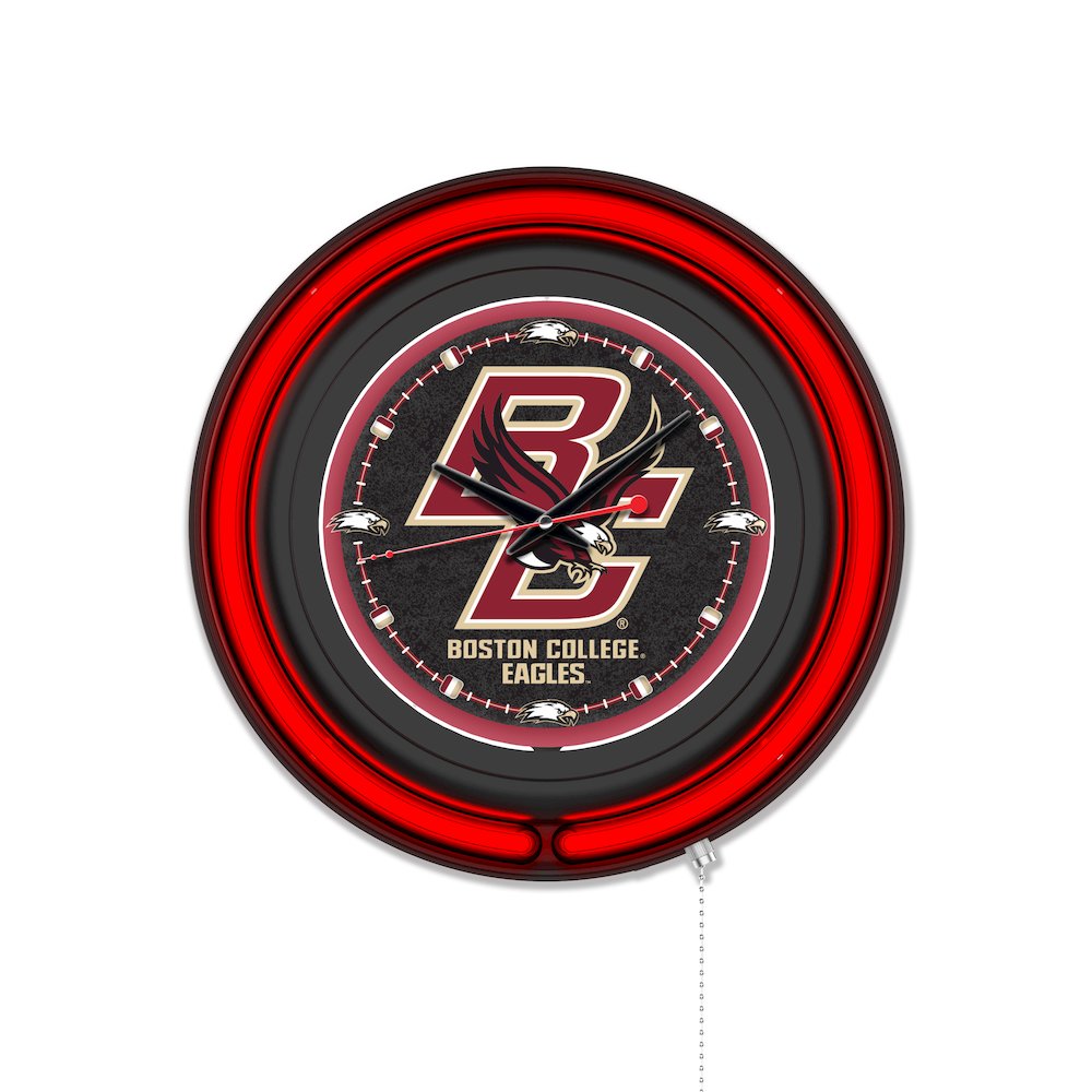 Boston College 15" Double Neon Wall Clock
