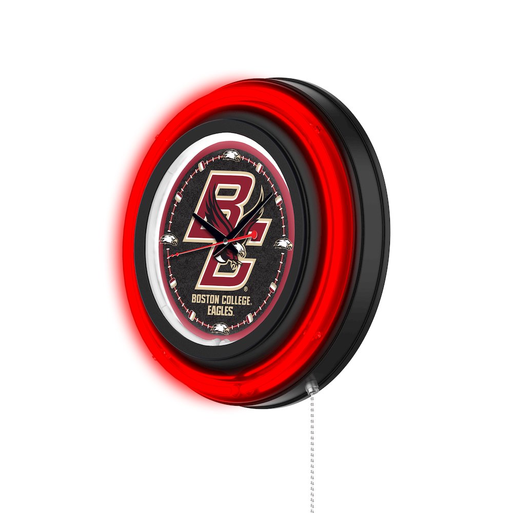 Boston College 15" Double Neon Wall Clock