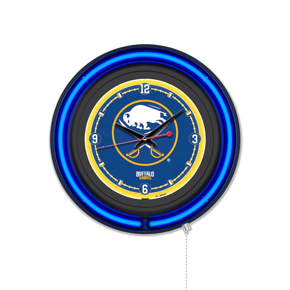 Buffalo  Sabres 15" Double Neon Wall Clock