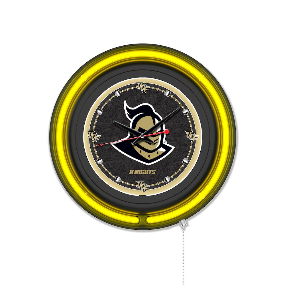 University of Central Florida 15" Double Neon Wall Clock