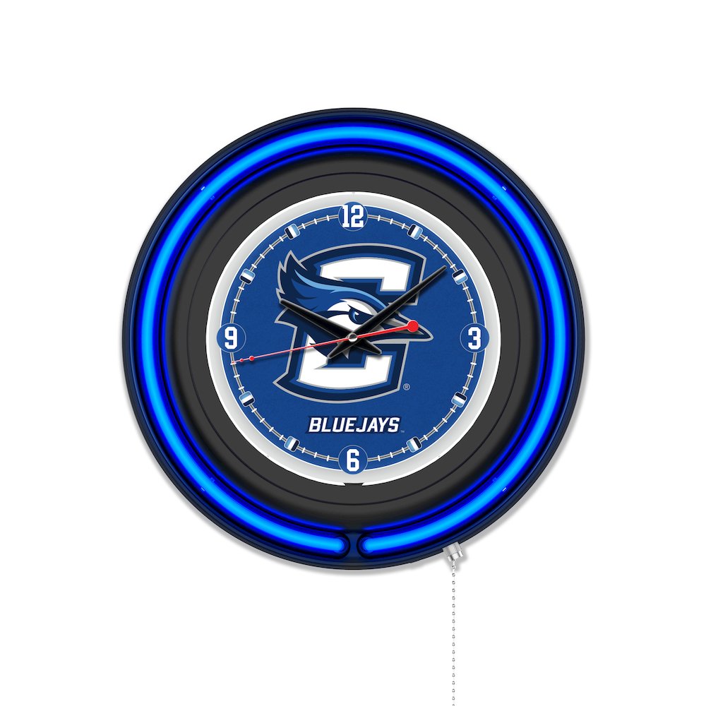 Creighton University 15" Double Neon Wall Clock