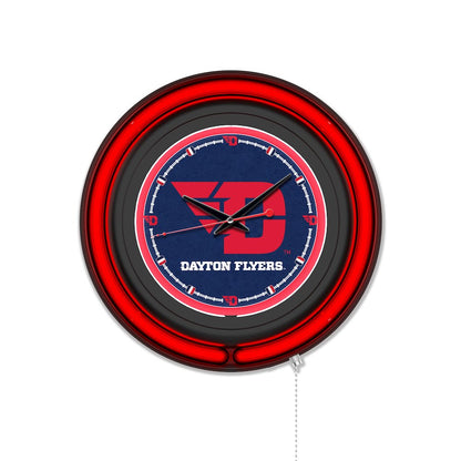University of Dayton 15" Double Neon Wall Clock