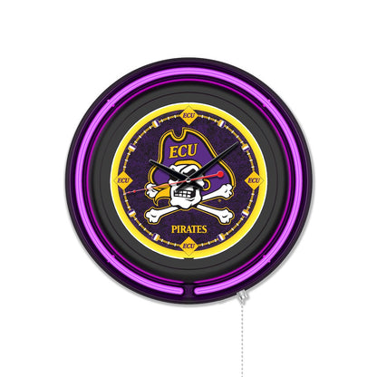 East Carolina University 15" Double Neon Wall Clock