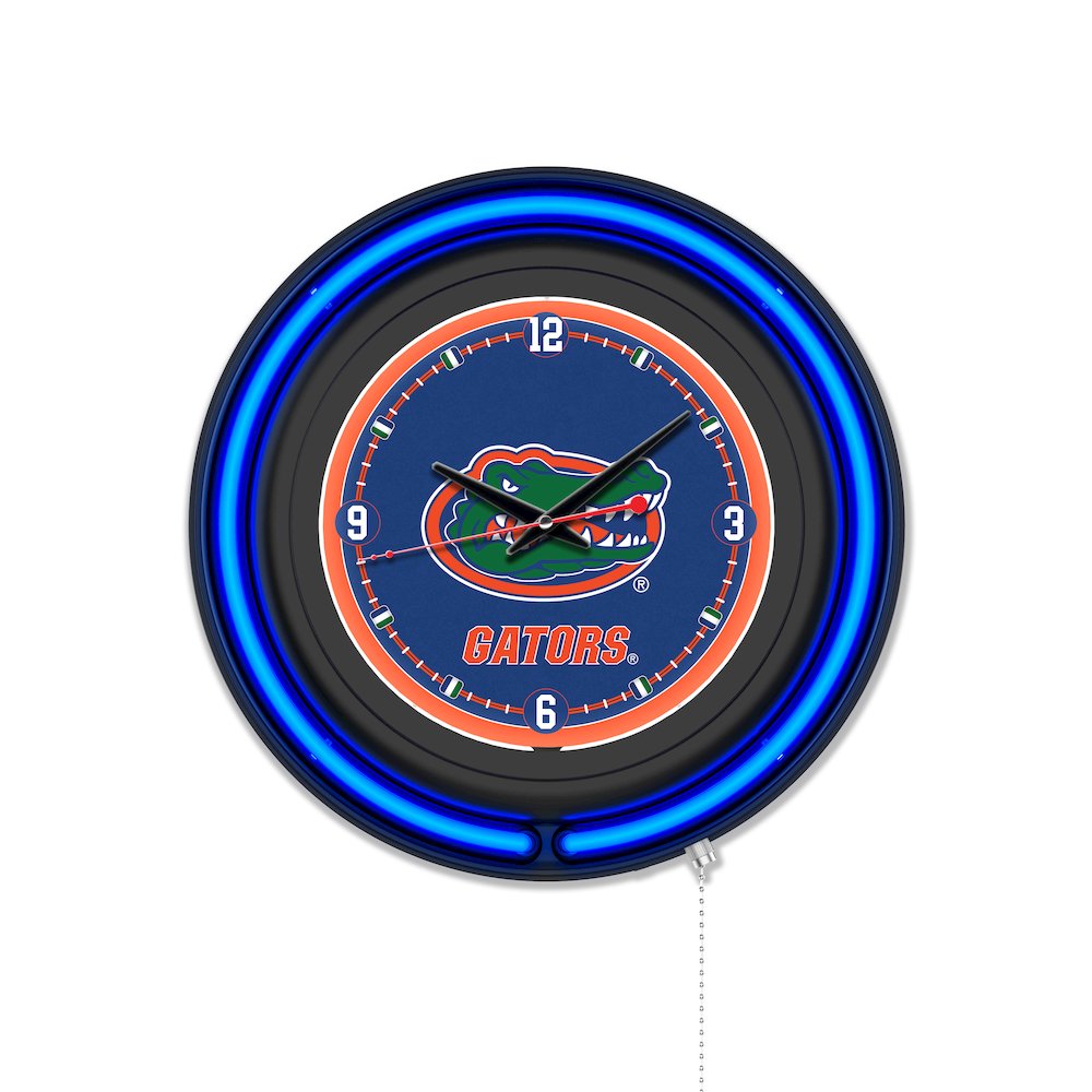 University of Florida 15" Double Neon Wall Clock