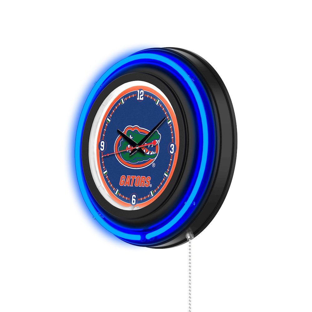 University of Florida 15" Double Neon Wall Clock