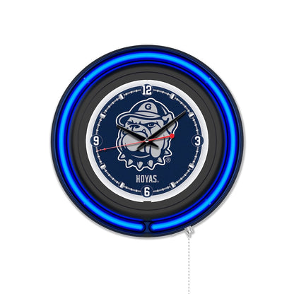 Georgetown University 15" Double Neon Wall Clock