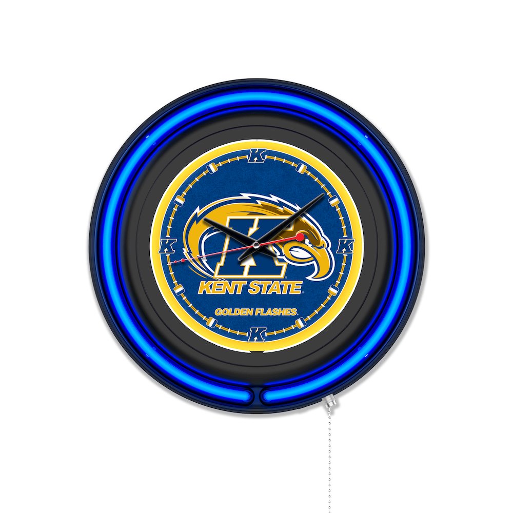Kent State University 15" Double Neon Wall Clock