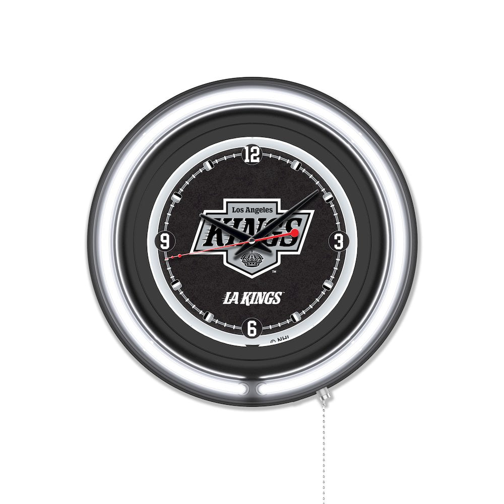 Los Angeles Kings 15" Double Neon Wall Clock