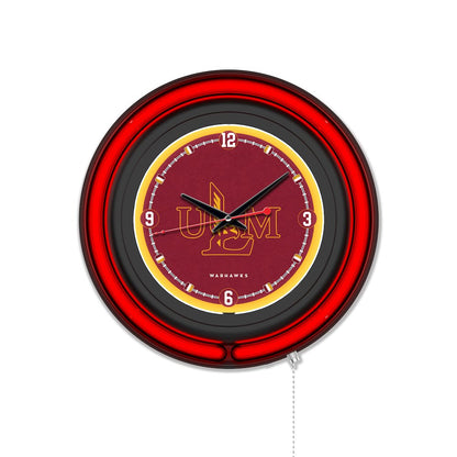 University of Louisiana at Monroe 15" Double Neon Wall Clock