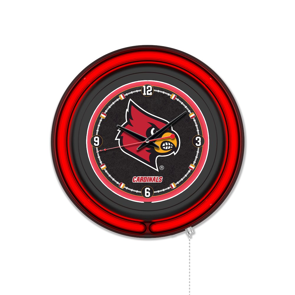 University of Louisville 15" Double Neon Wall Clock