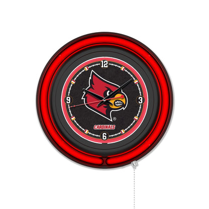 University of Louisville 15" Double Neon Wall Clock