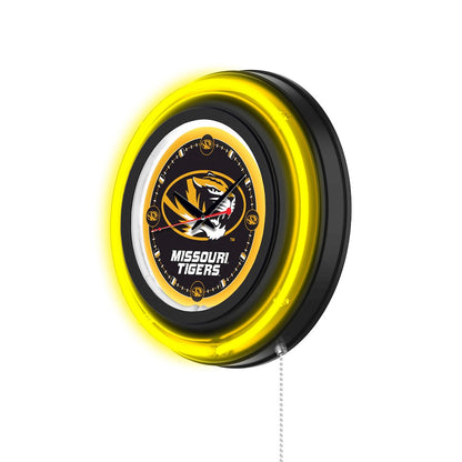 University of Missouri 15" Double Neon Wall Clock