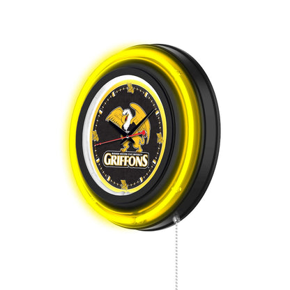 Missouri Western State University 15" Double Neon Wall Clock