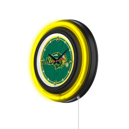 North Dakota State University 15" Double Neon Wall Clock