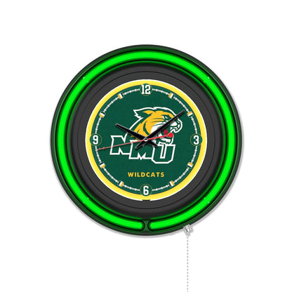 Northern Michigan University 15" Double Neon Wall Clock