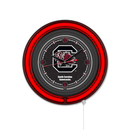 University of South Carolina 15" Double Neon Wall Clock