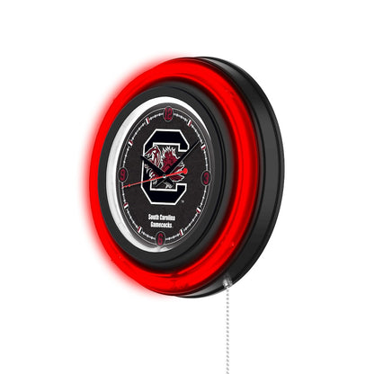 University of South Carolina 15" Double Neon Wall Clock