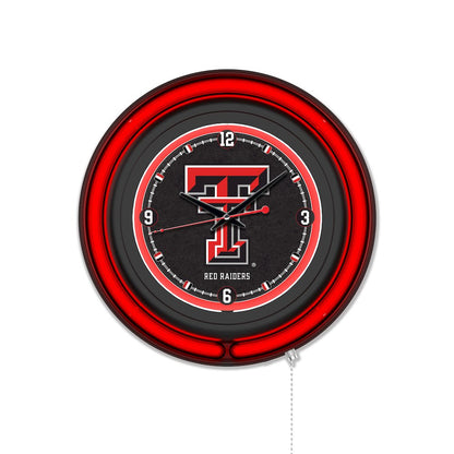 Texas Tech University 15" Double Neon Wall Clock