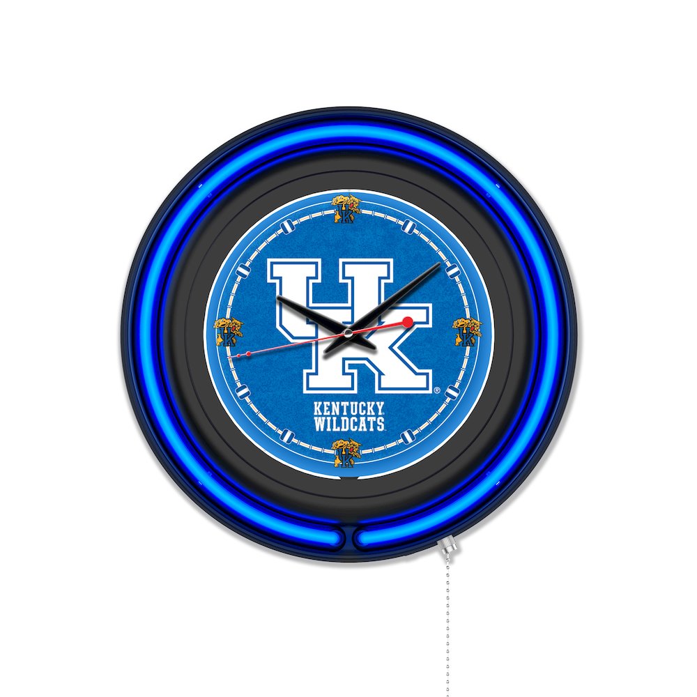 University of Kentucky (UK)  15" Double Neon Wall Clock