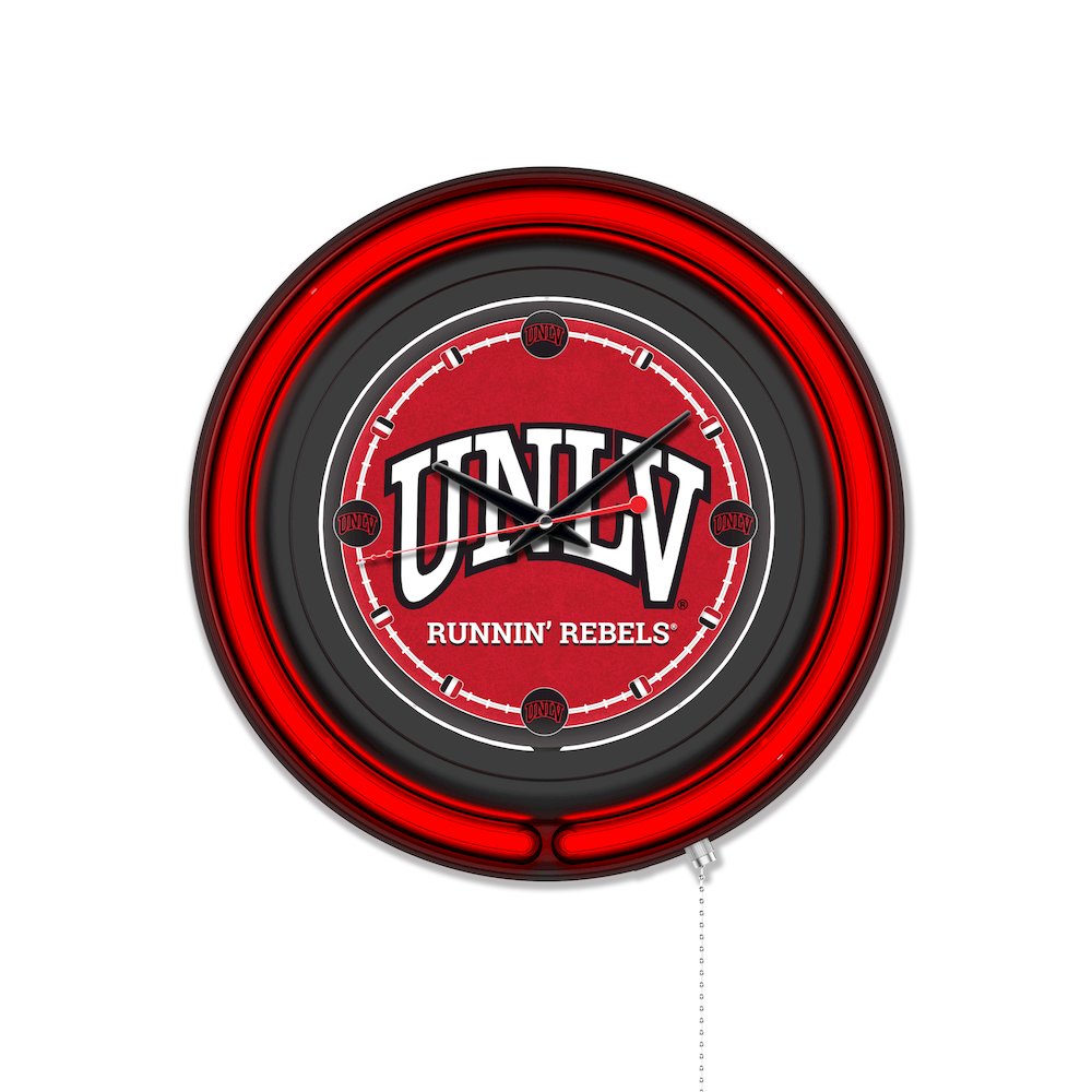 University of Nevada Las Vegas 15" Double Neon Wall Clock