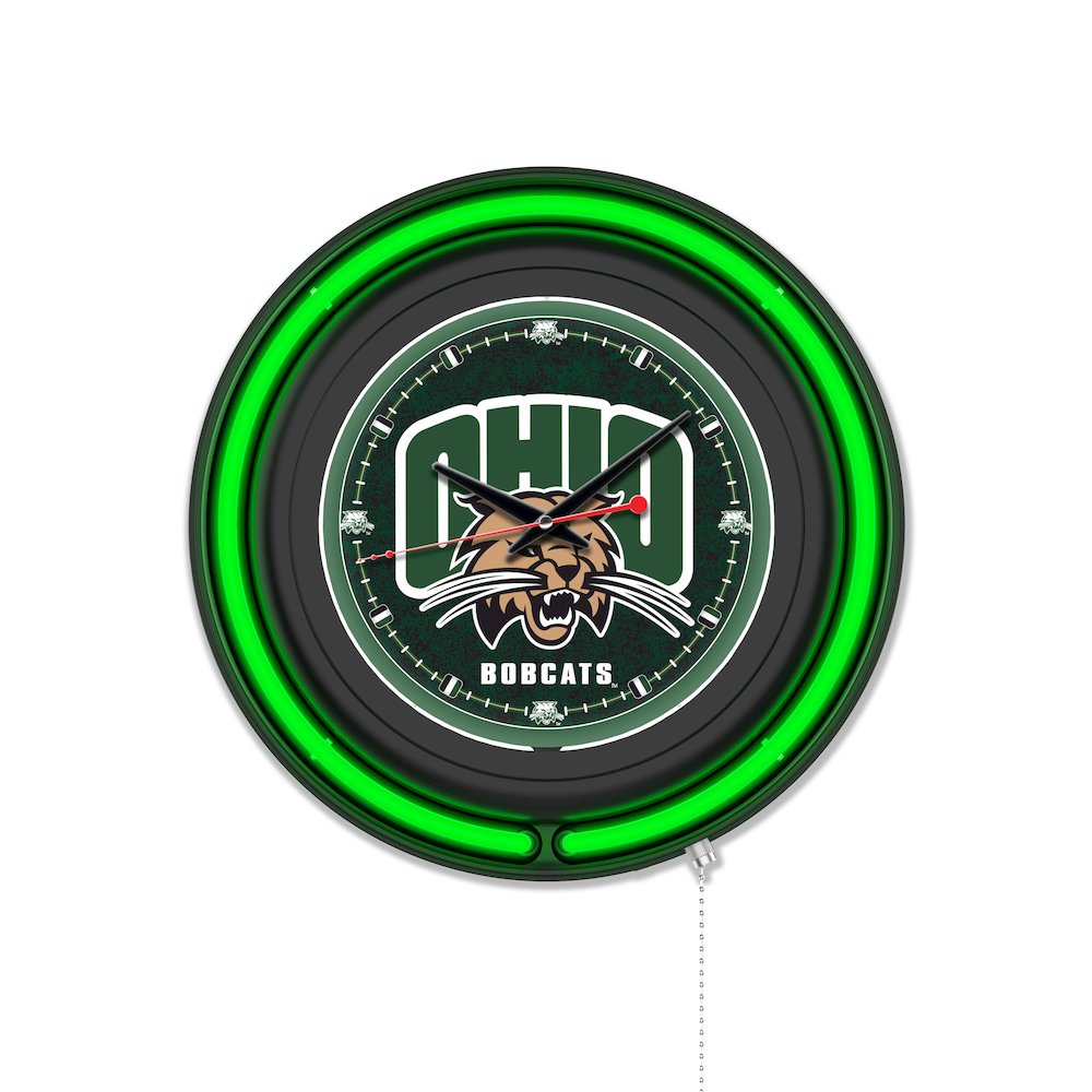 Ohio University 15" Double Neon Wall Clock