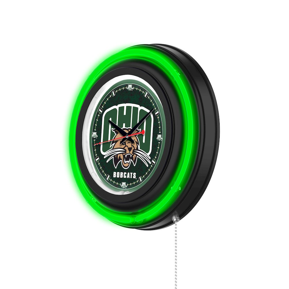 Ohio University 15" Double Neon Wall Clock