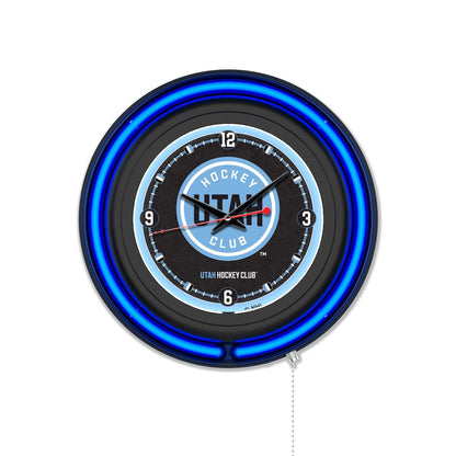 Utah Hockey Club 15" Double Neon Wall Clock