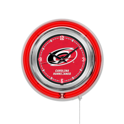 Carolina Hurricanes Neon Clock