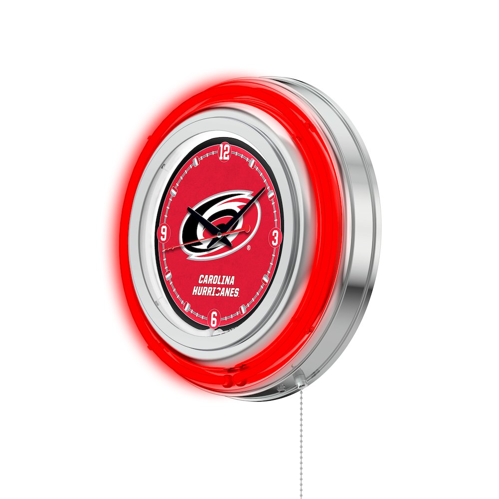 Carolina Hurricanes Neon Clock