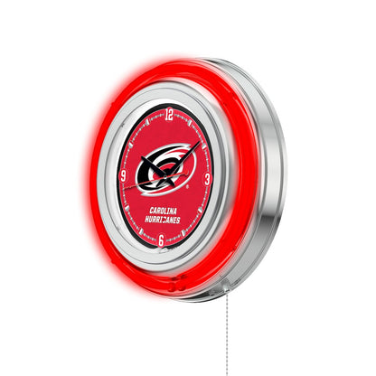 Carolina Hurricanes Neon Clock