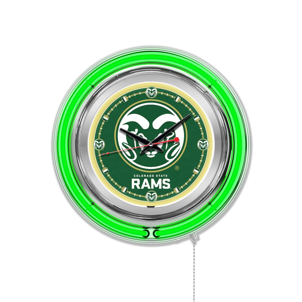 Colorado State Neon Clock