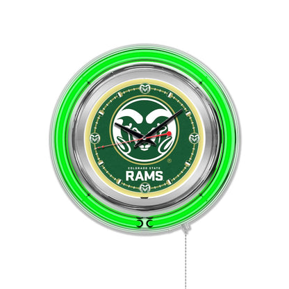 Colorado State Neon Clock