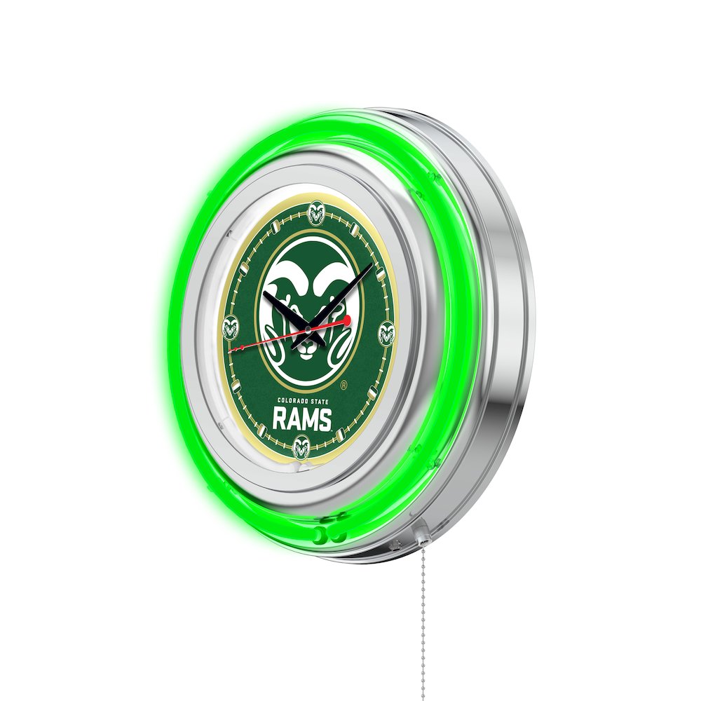Colorado State Neon Clock