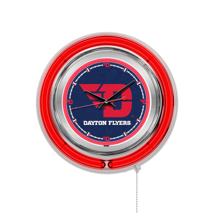University of Dayton Neon Clock