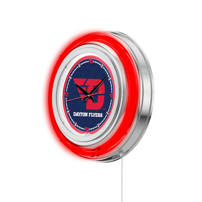 University of Dayton Neon Clock