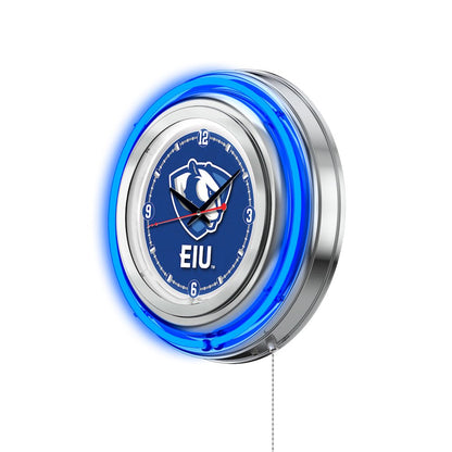 Eastern Illinois Neon Clock
