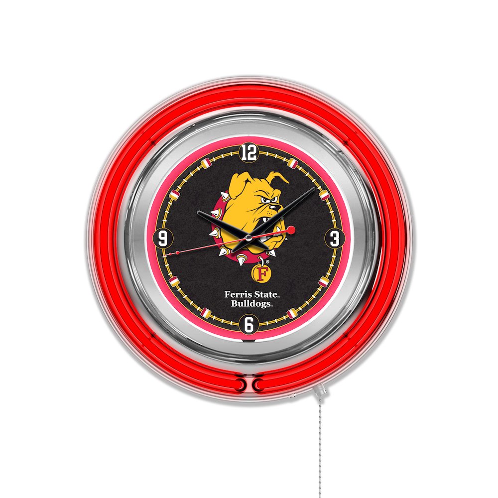 Ferris State Neon Clock