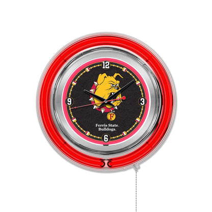 Ferris State Neon Clock