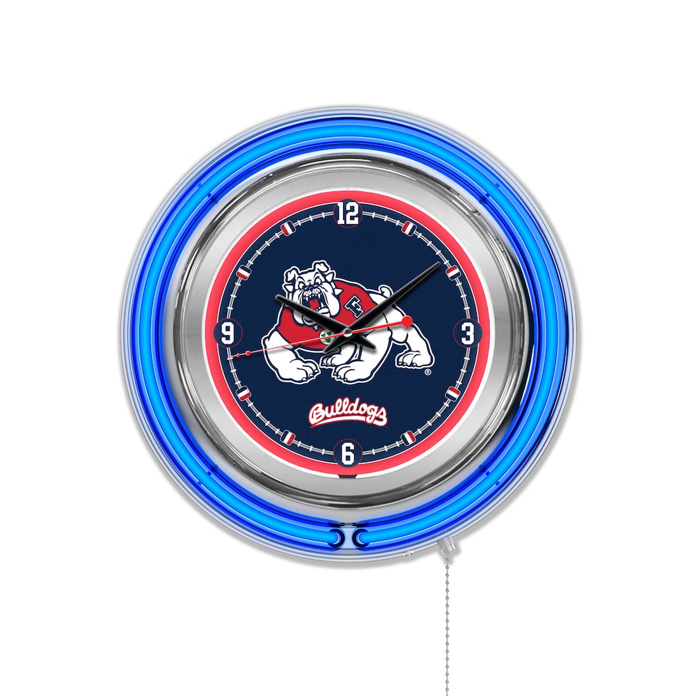 Fresno State Neon Clock