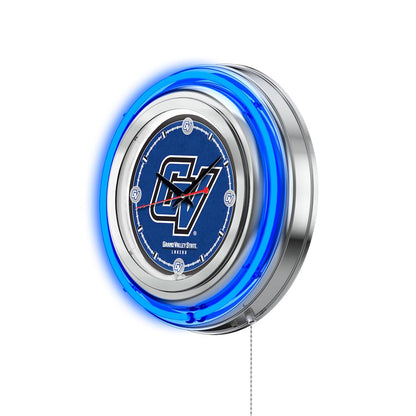 Grand Valley State Neon Clock