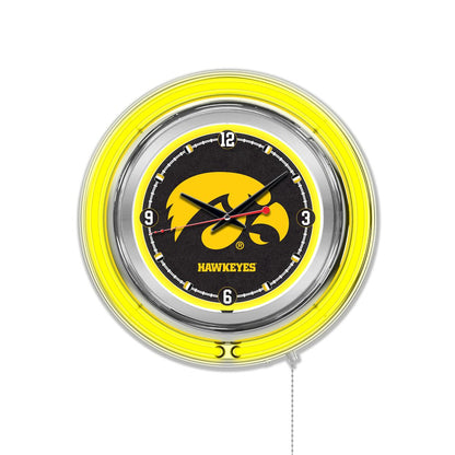 Iowa Neon Clock