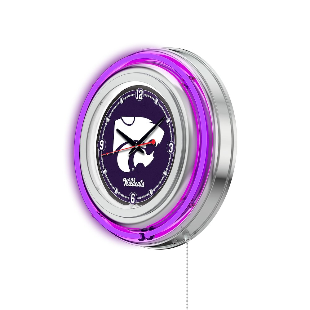Kansas State Neon Clock