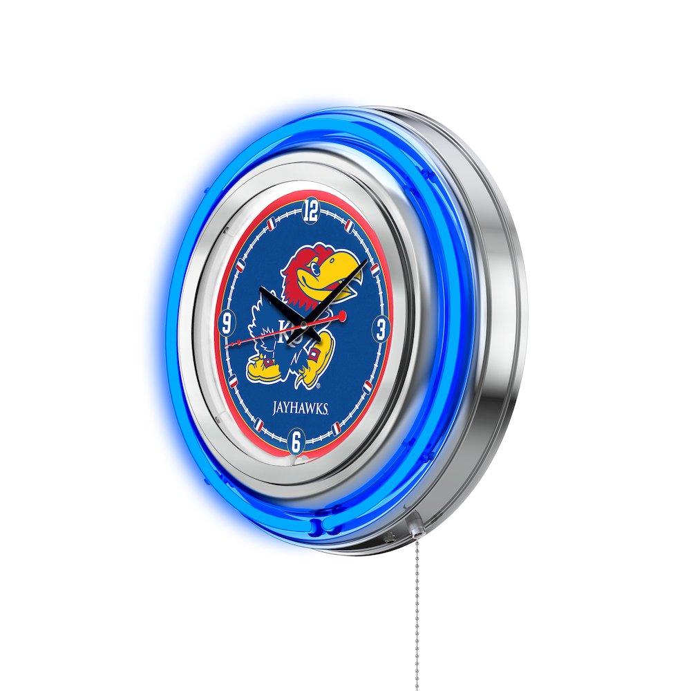 Kansas Neon Clock