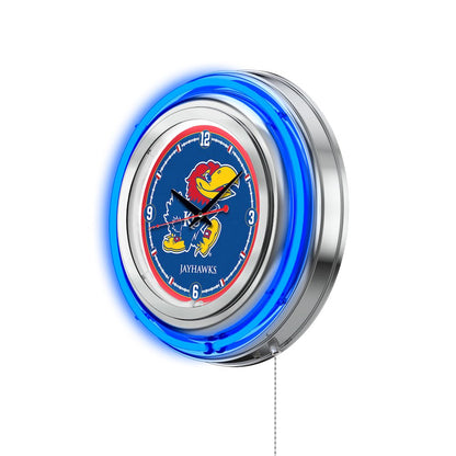 Kansas Neon Clock