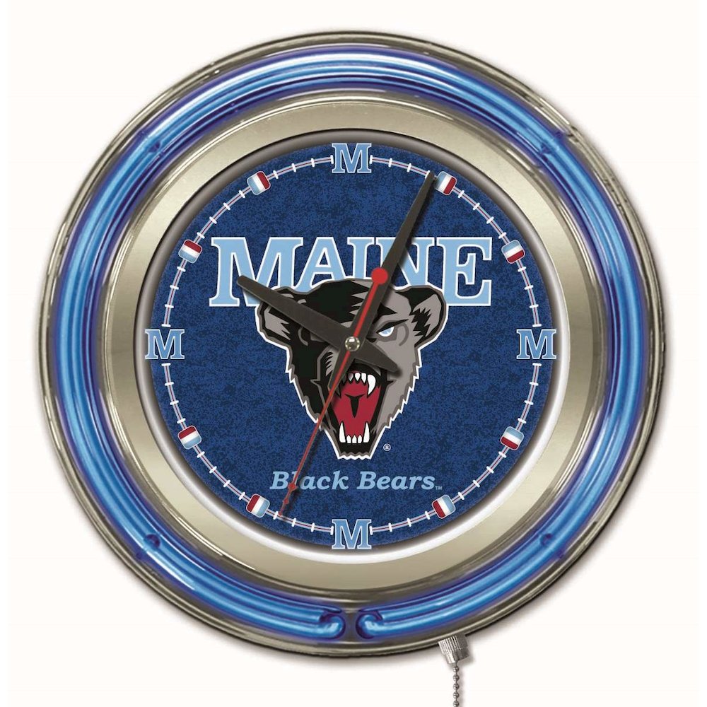 Maine Neon Clock