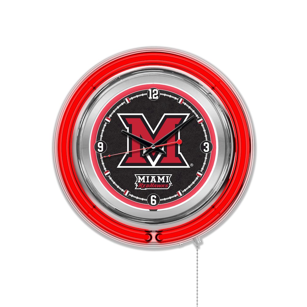 Miami (OH) Neon Clock