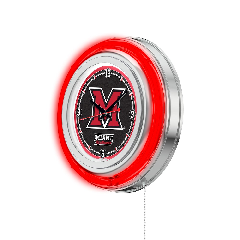 Miami (OH) Neon Clock
